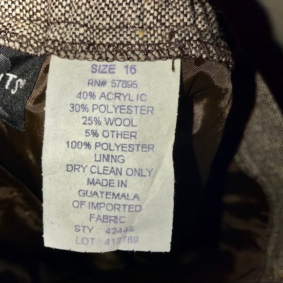 Vintage Women’s Wool Blend Plus Size Maxi Skirt - Picture 8 of 8